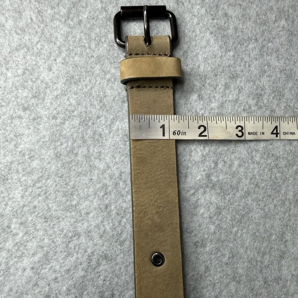 All Saints Ezra Waist Belt Leather Tan Western Minimalist Boho Womens‎ XS